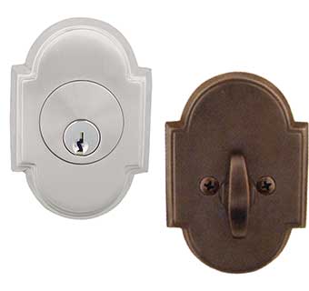 Emtek Style #8 Brass Deadbolt Door Lock