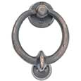 Emtek 3-inch Sandcast Bronze Door Knocker in Medium Bronze