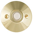 Emtek Modern Brass Doorbell Cover in PVD