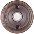 Emtek Regular Brass Doorbell Cover in Oil Rubbed Bronze