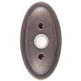 Emtek Style #14 Bronze Doorbell Cover in Medium Bronze