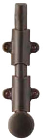 Emtek 6-inch Brass Surface Door Bolt in Oil Rubbed Bronze