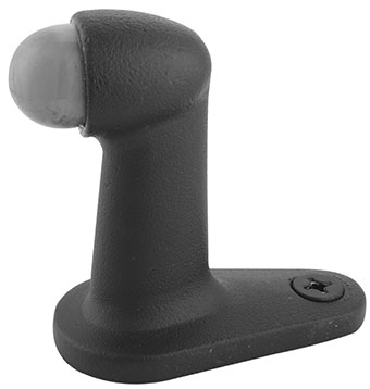 Emtek Goose Style Door Stop in Flat Black