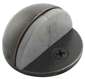 Emtek Half Dome Door Stop in Medium Bronze