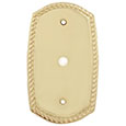 Emtek Rope Cable Brass Outlet Cover in PVD