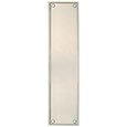 Emtek Knoxville Brass Push Plate in Satin Nickel