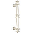 Emtek Recoleta Bronze 8" Door Pull in Silver Patina