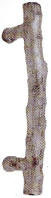 Emtek Twig 8" Sandcast Bronze Door Pull
