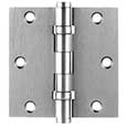 Emtek Brass Ball-Bearing Square Hinges in Satin Nickel