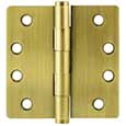 Emtek Brass Heavy-Duty 1/4"-Radius Hinges in French Antique