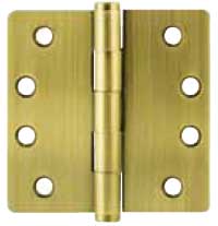 Emtek Brass Heavy-Duty 1/4"-Radius Hinge in French Antique