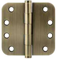 Emtek Brass Heavy-Duty 5/8"-Radius Hinge in Pewter