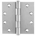 Emtek Brass Heavy-Duty Square Hinges in Satin Nickel