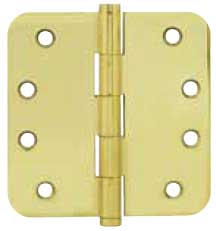 Emtek Brass Residential-Duty 5/8"-Radius Hinge in PVD