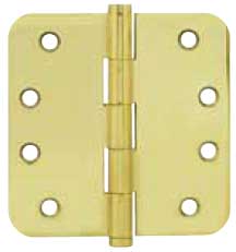 Emtek Brass Residential-Duty 5/8"-Radius Hinge in PVD