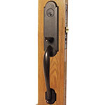 Emtek Charleston Brass Mortise Door Lock Set in Oil Rubbed Bronze