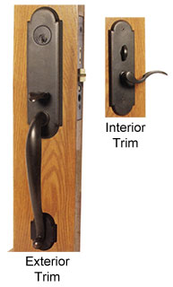 Emtek Charleston Brass Mortise Lock