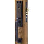 Emtek Craftsman Brass Mortise Door Lock Set in Oil Rubbed Bronze