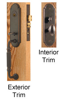 Emtek Hamilton Brass Mortise Lock