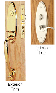 Emtek Memphis Brass Mortise Lock