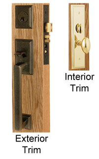 Emtek Mills Brass Mortise Lock