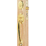 Emtek Salem Brass Mortise Door Lock Set in PVD