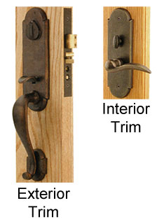 Emtek Cheyenne Sandcast Bronze Mortise Lock