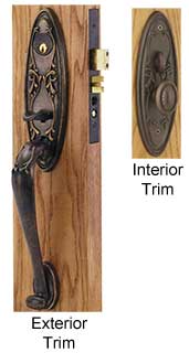 Emtek Da Vinci Bronze Mortise Lock