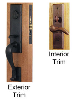 Emtek Rectangular Monolithic Sandcast Bronze Mortise Lock