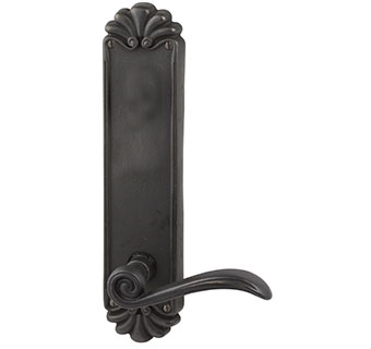 Emtek 10-1/8" Style #16 Style Bronze Door Handle-Plate