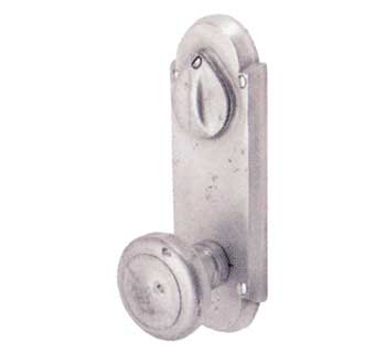 Emtek 8-1/8" Keyed Style #5 Style Sandcast Bronze Door Handle-Plate