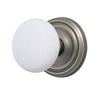 Emtek Ice White Porcelain Door Knob - Shop Door Knobs at Homestead