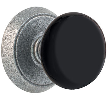 Emtek Black Madison Style Wrought Steel Door Knob